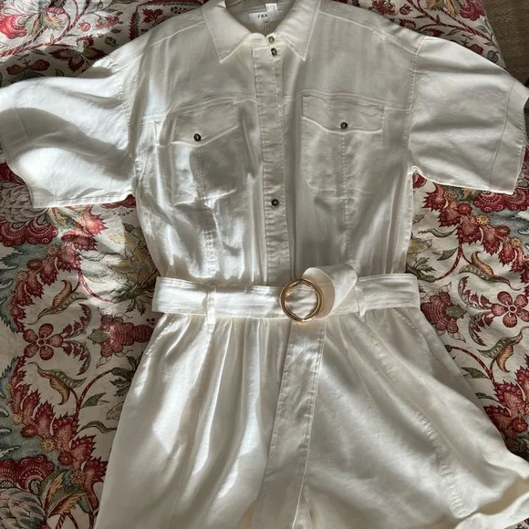 Frame Arie belted romper - Picture 5 of 9